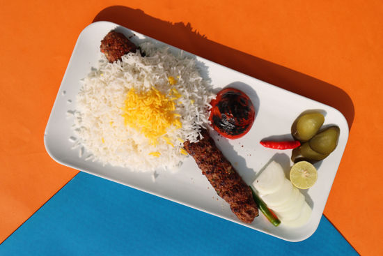 تصویر  چلو کباب آدانا