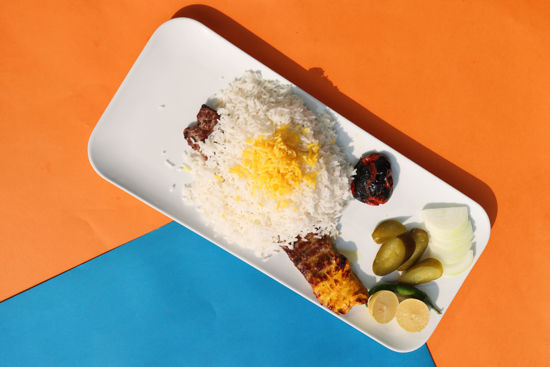 تصویر  چلو کباب بختیاری